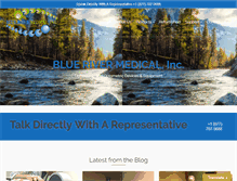 Tablet Screenshot of bluerivermedical.com